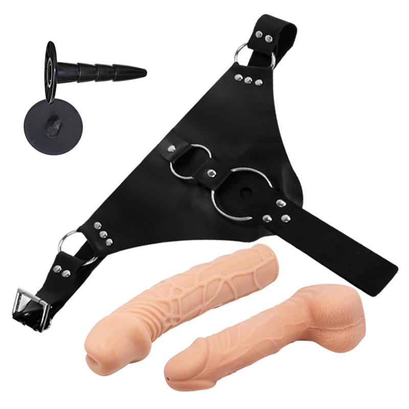 Sparo Arnes con 2 Dildos Realistas Desmontables