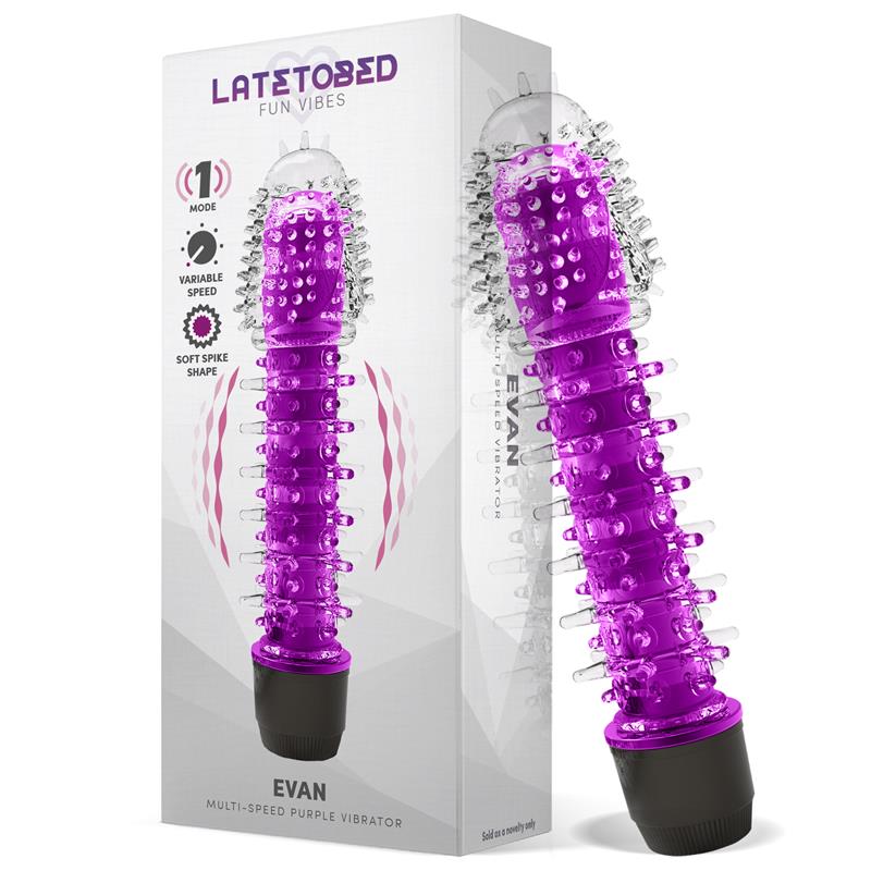 Evan Vibrador Multi Velocidad Purpura