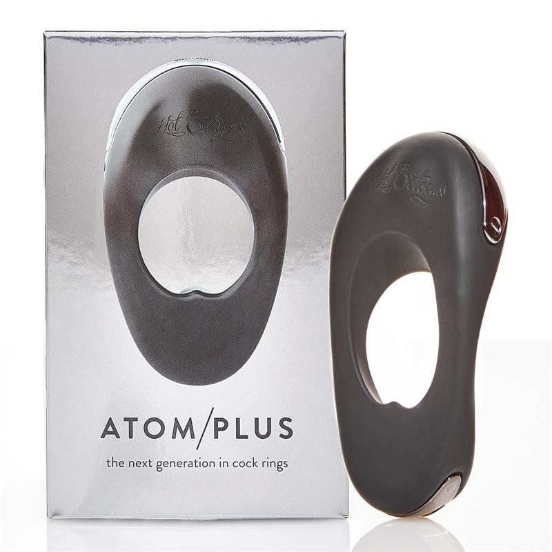 Anillo Vibrador Atom Plus Estimulacion Perianal Negro