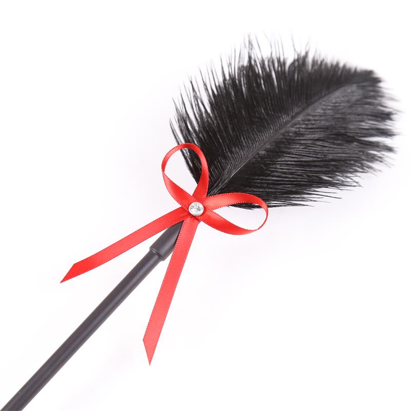 Plumas y Pala 2 en 1 36 cm Negro Rojo