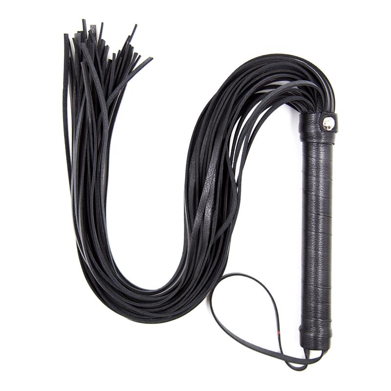 Flogger Mango de Metal 69 cm Negro