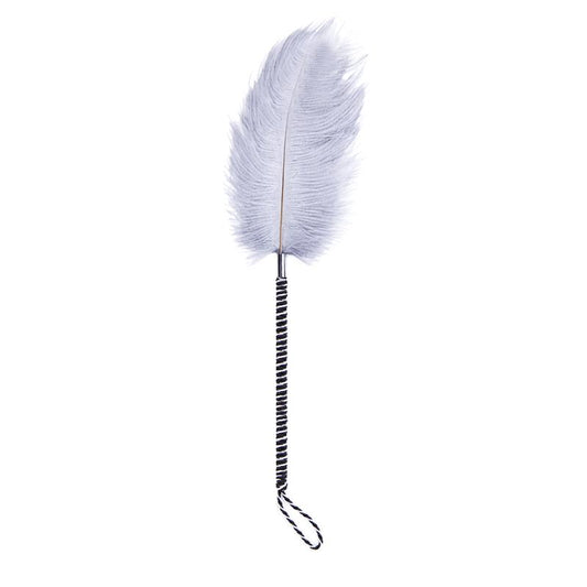 Plumas Estimuladoras 46 cm Blanco Negro