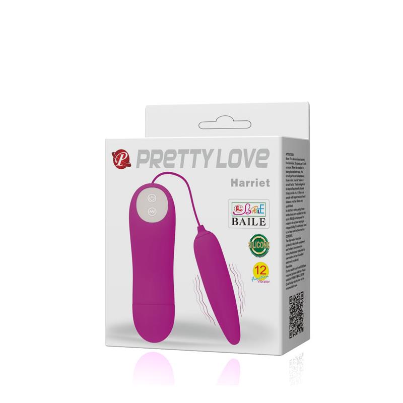 Pretty Love Huevo Vibrador Harriet Color Purp CL70