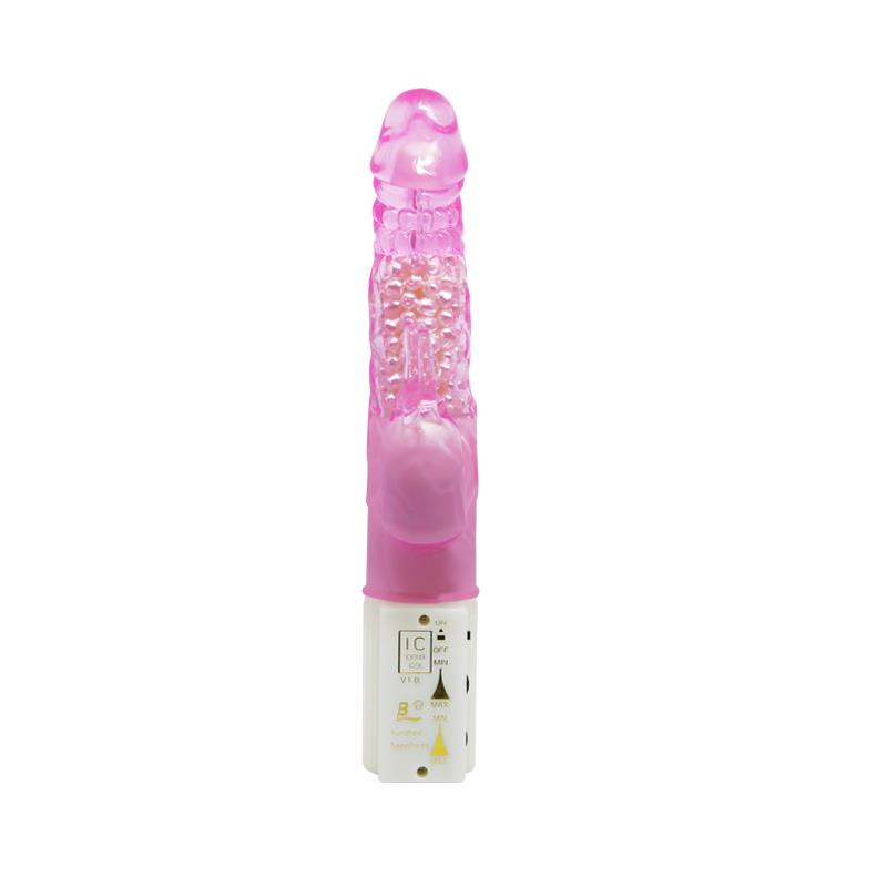 Baile Vibrador Transparente Color Rosa