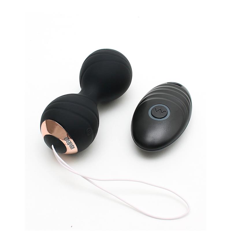 Bolas Kegel con Vibracion y Control Remoto Cannes Negro