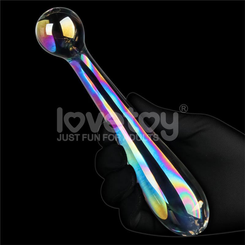 Dildo de Cristal que Brilla en la Oscuridad Twilight Gleam Alluring Arc