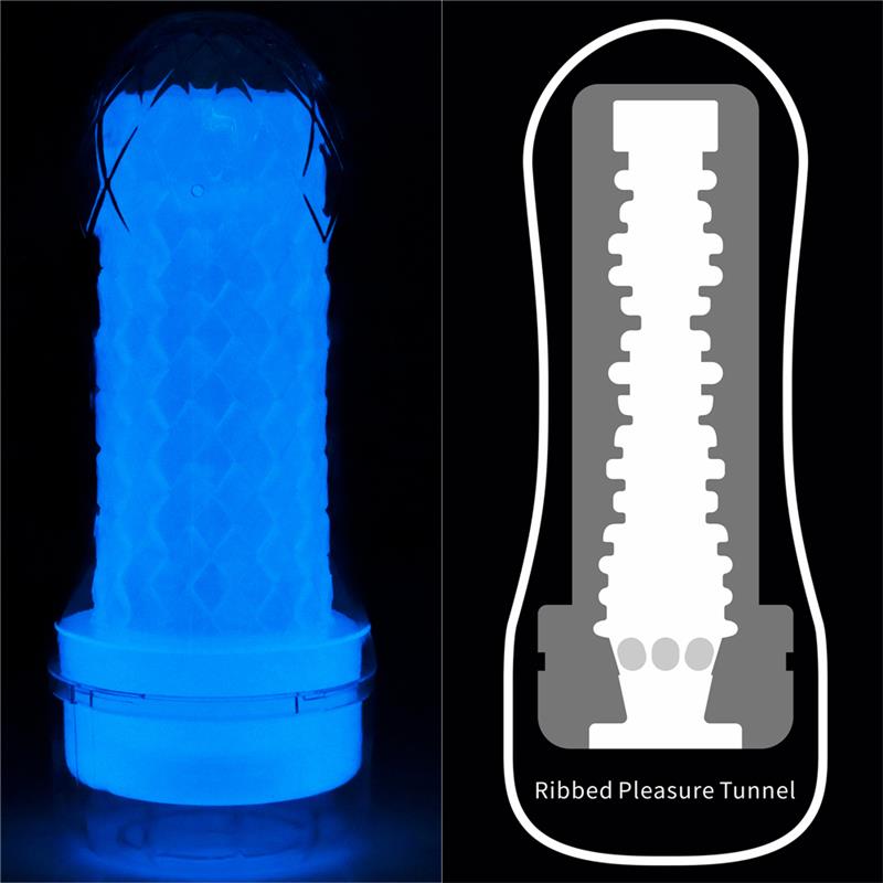 Masturbador Masculino Lumino Luz Azul