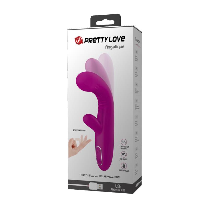 Angelique Vibrador con Movimiento Finger USB