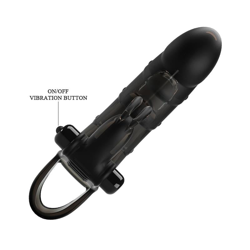 Cuper Funda para el Pene con Vibracion 4 cm