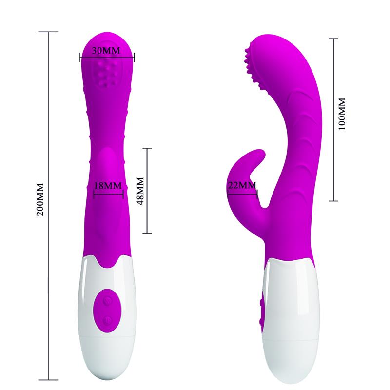 Vibrador Arthur con Movimiento Finger Purpura