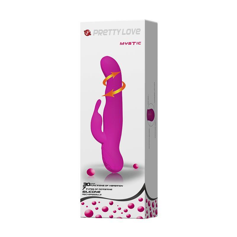 Vibrador Rotador Mystic Color Purpura