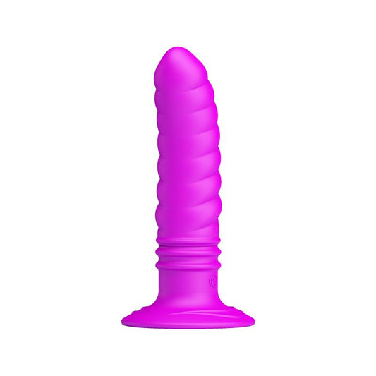 Vibrador Twist Plug Anal Purpura