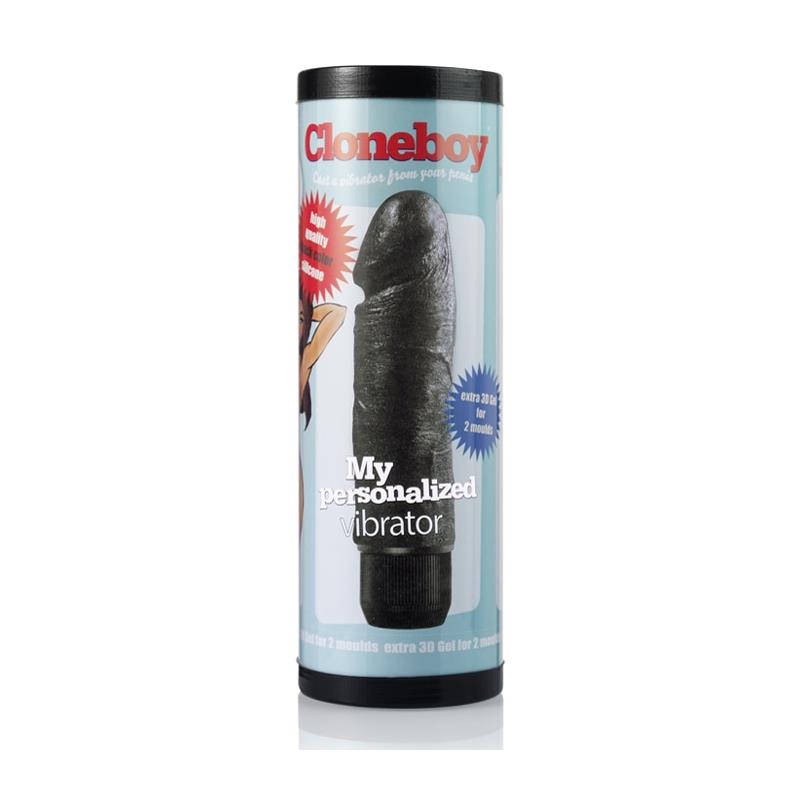 Clonador Dildo con Vibrador Negro