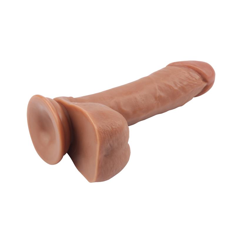 Dildo Dual density Fashion Dude 20 cm Bronceado