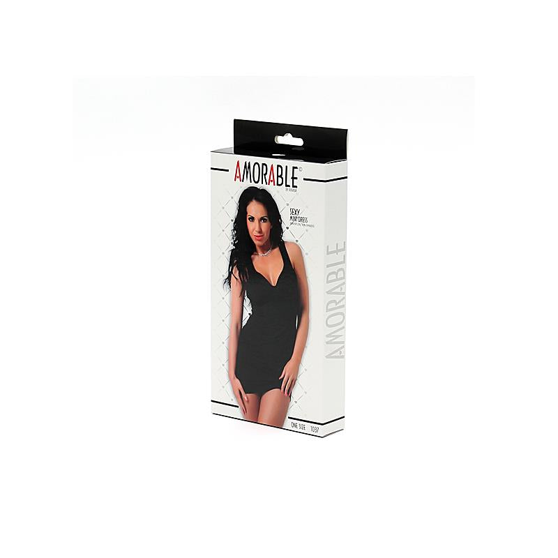 Rimba Amorable Vestido Sexy Color Negro Talla unica