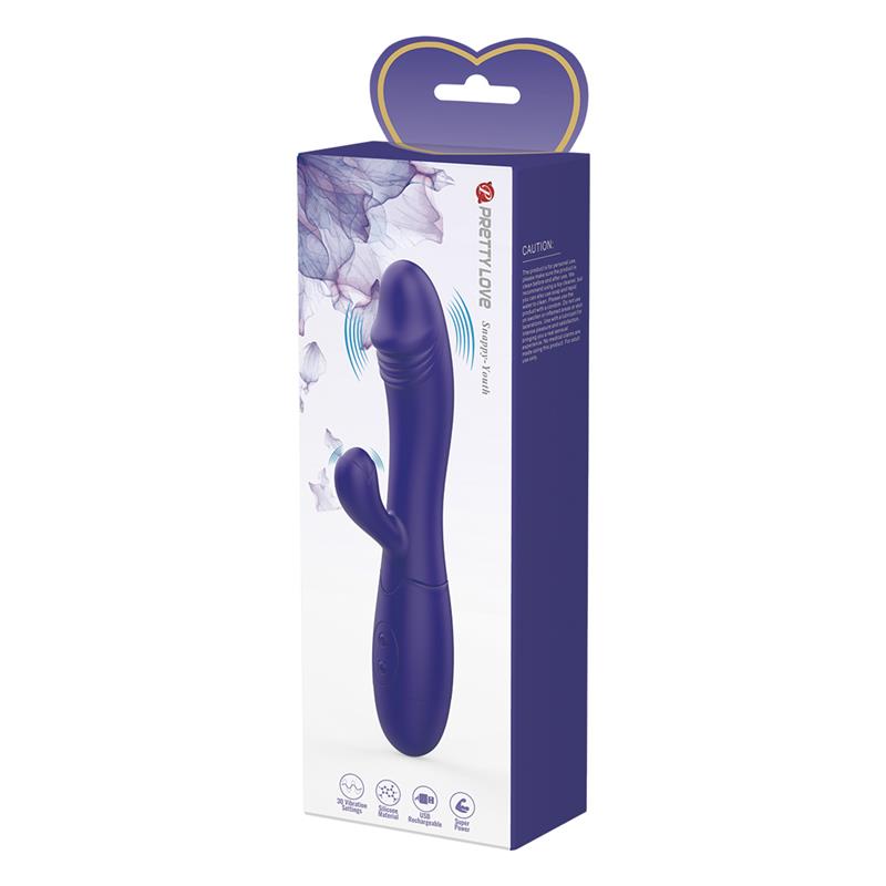 Snappy Youth Vibrador de Conejito 2 Motores