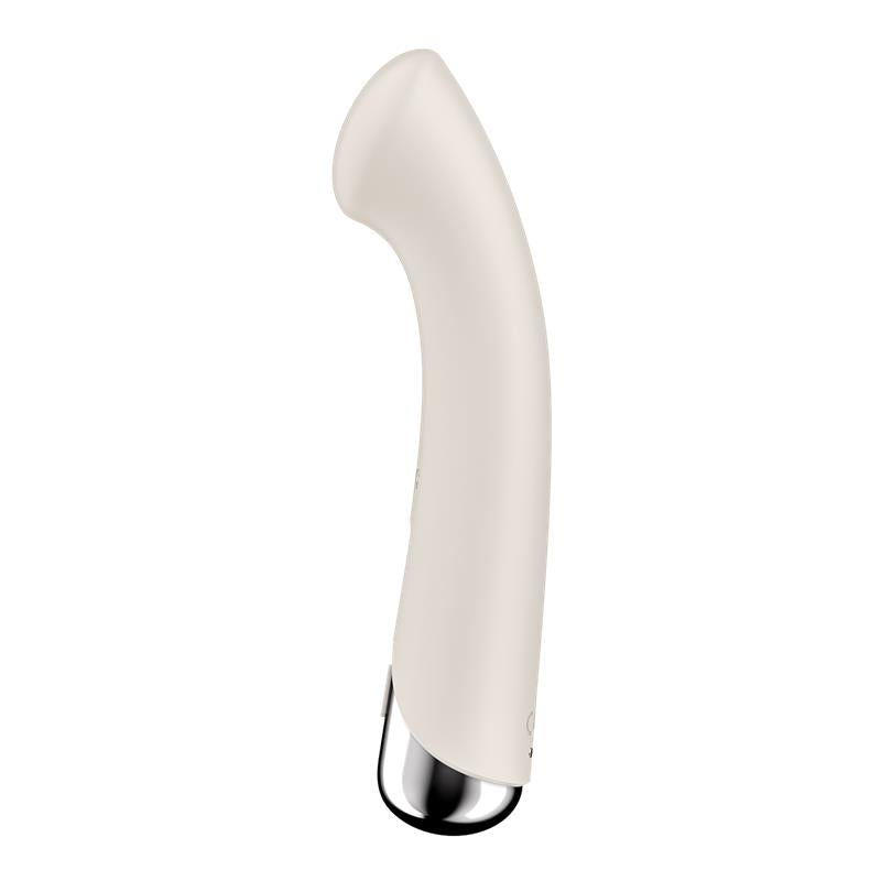 Spinning G Spot 1 Vibrador y Rotador Beige