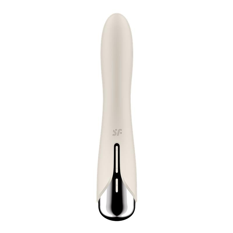 Spinning Vibe 1 Vibrador y Rotador Beige