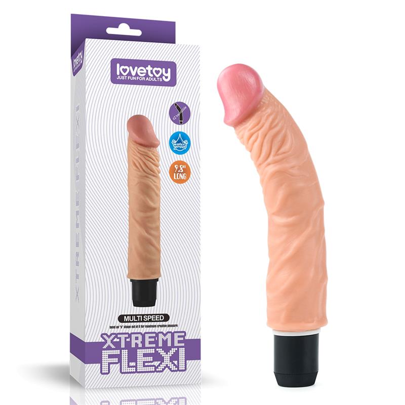 Dildo Flexi 95 con Vibracion Natural