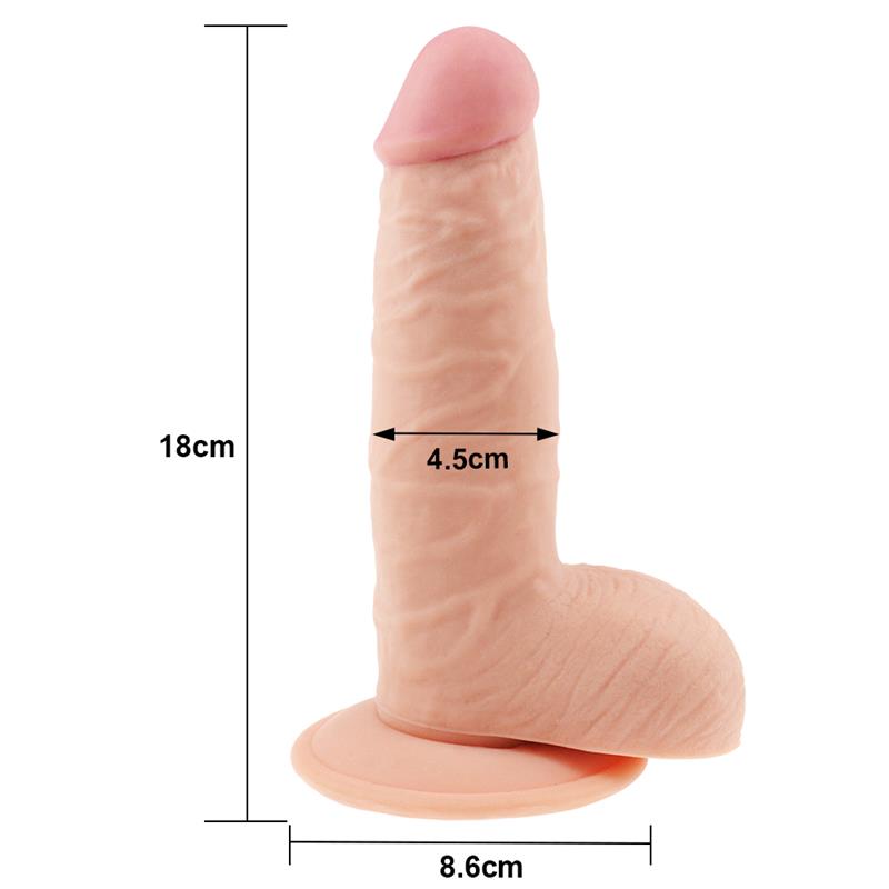 Dildo The Ultra Soft Dude 75 Natural