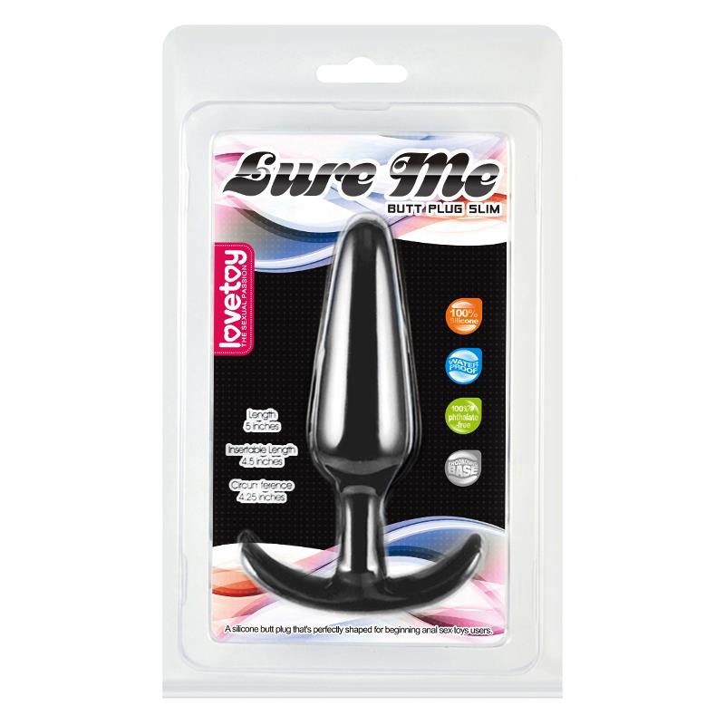 Plug Anal Lure Me Talla L Negro