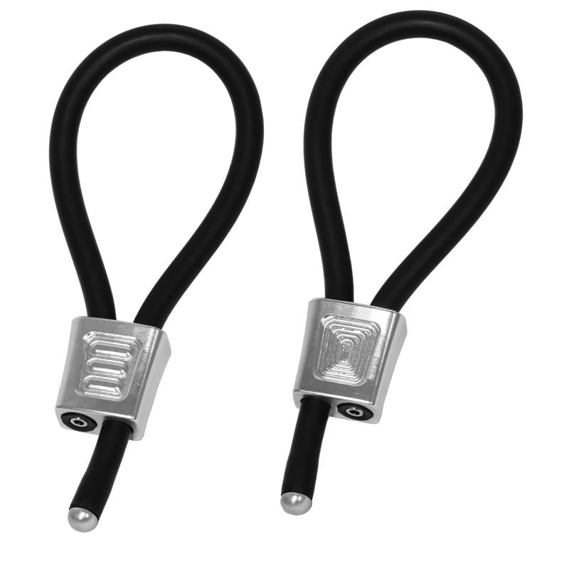 ElectraLoops Prestige Set de 2 Anillos para el Pene Plateado