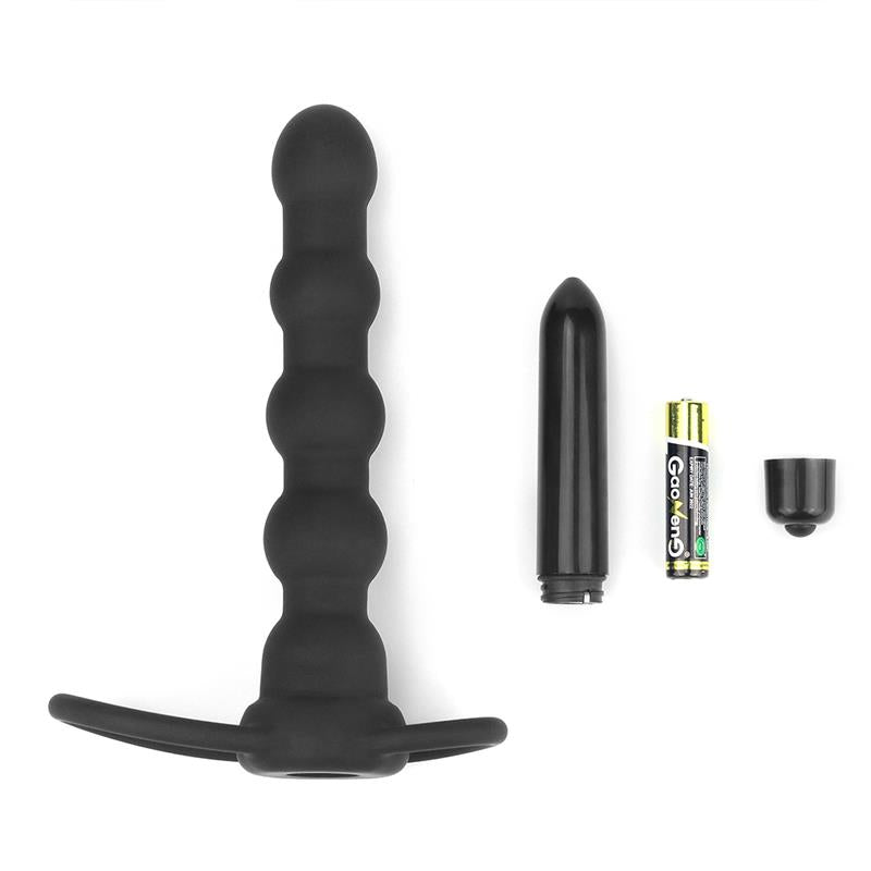 Plug Anal Double Prober con Vibracion Negro