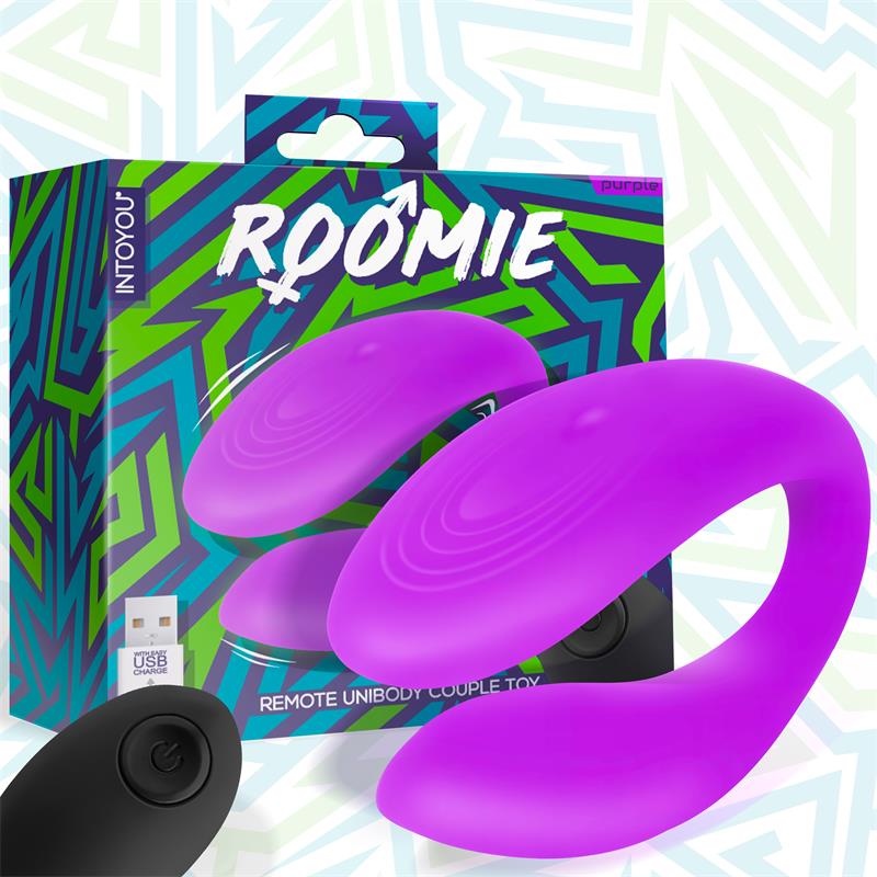 Roomie Vibrador para Parejas Silicona Liquida Unibody Control Remoto USB