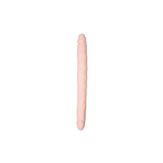 Dildo Doble Flexible Silicona Natural 40 cm