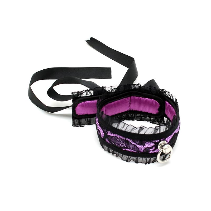 Collar de Saten Purpura