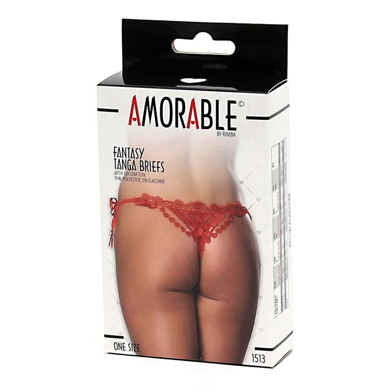 Tanga Fantasia Rojo Talla Unica