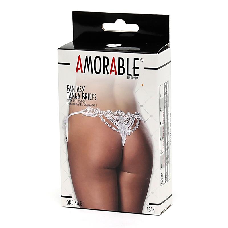 Tanga Fantasia Blanco Talla Unica