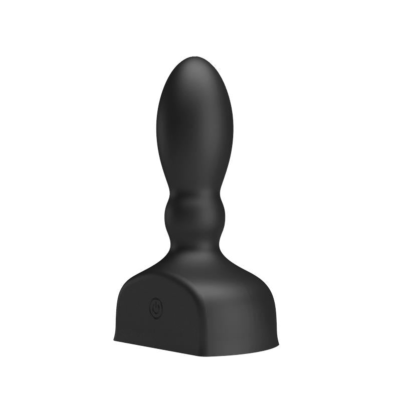 Estimulador Anal Harriet Inflable USB Silicone Negro