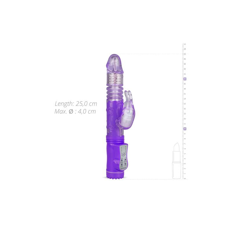 Vibrador Percutador y Bolas Rotadoras Purpura