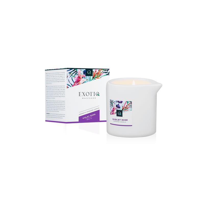 Vela de Masaje Rosa Violeta 200g