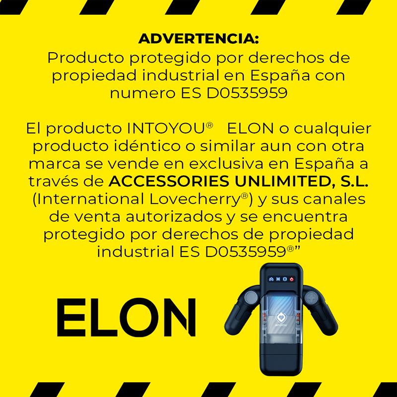 Elon Masturbador Inteligente Funcion Up and Down Calor Vibracion y Soporte Movil