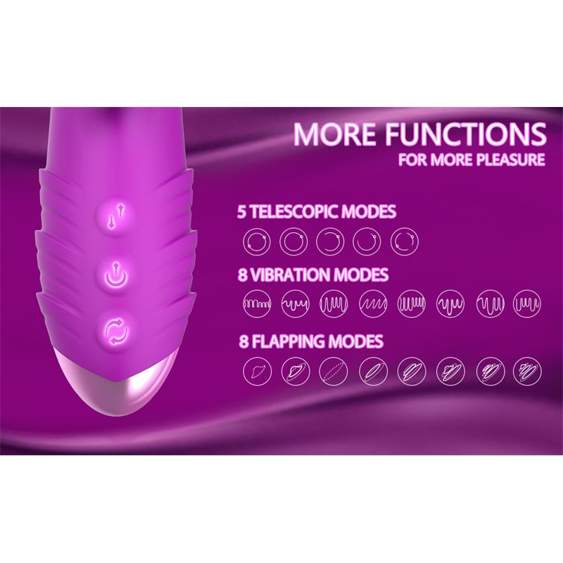 Fenyx Vibrador con Thrusting y Pulsacion