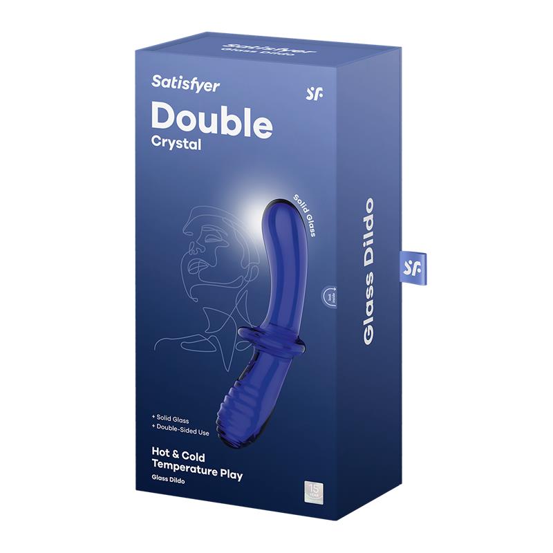 Estimulador de Cristal Double Crystal Hot and Cold Azul