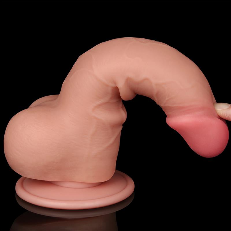 Dildo Dual Layer Piel Deslizante 75