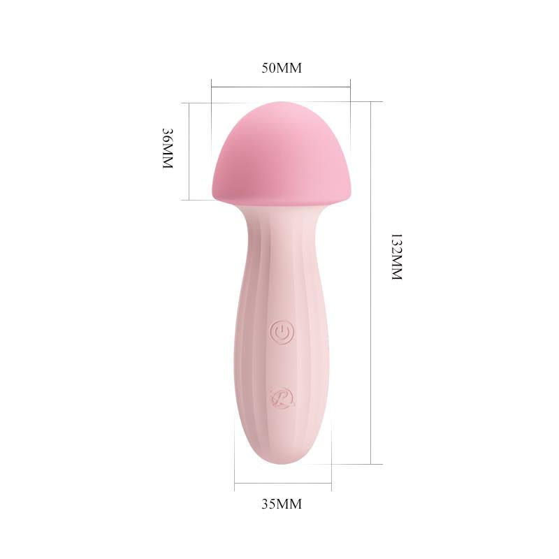 Mushroom Vibrador Masajeador Silicona USB