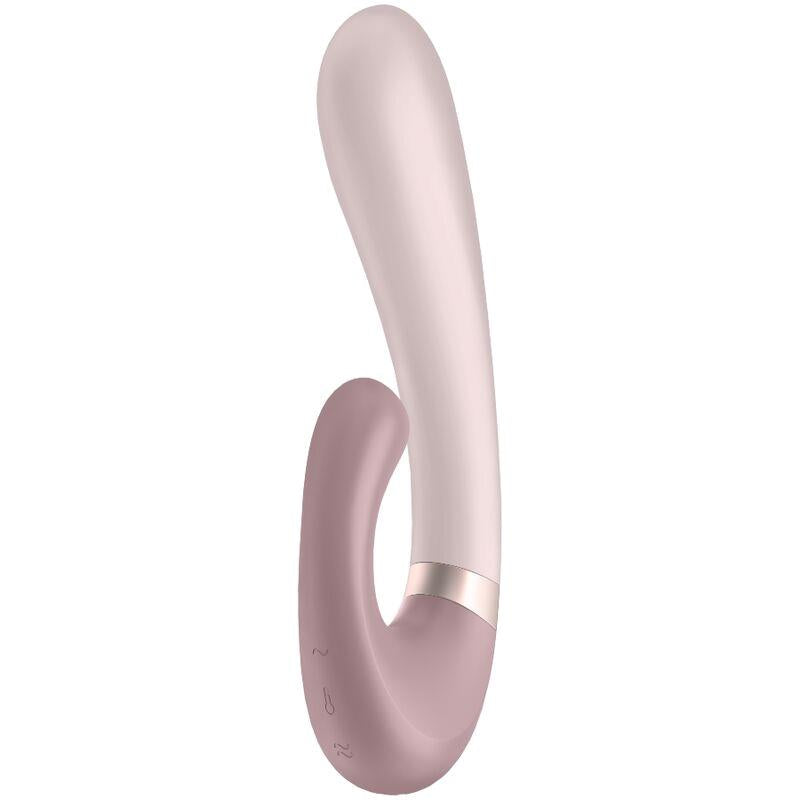 Heat Wave Vibrador con Efecto Calor Mauve con APP