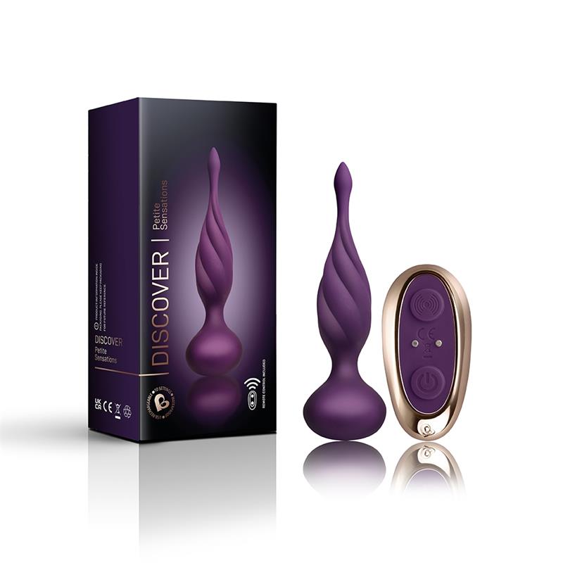 Plug Anal con Control Remoto Petite Sensations Discover Purpura