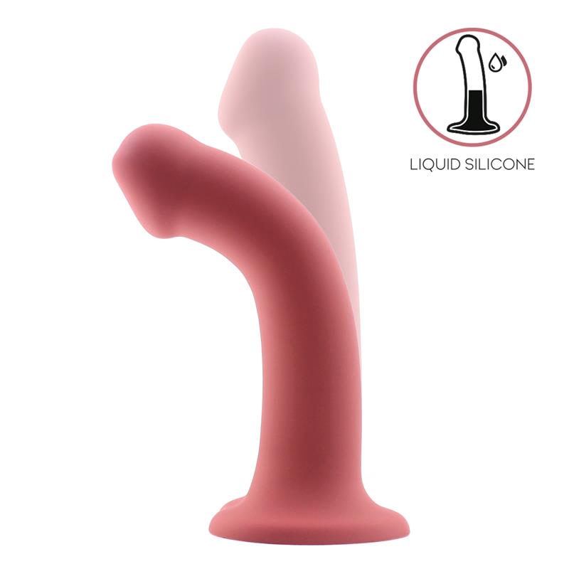 Bouncy Dildo Silicona Liquida Hiper Flexible 65 165 cm Talla S Burgundy