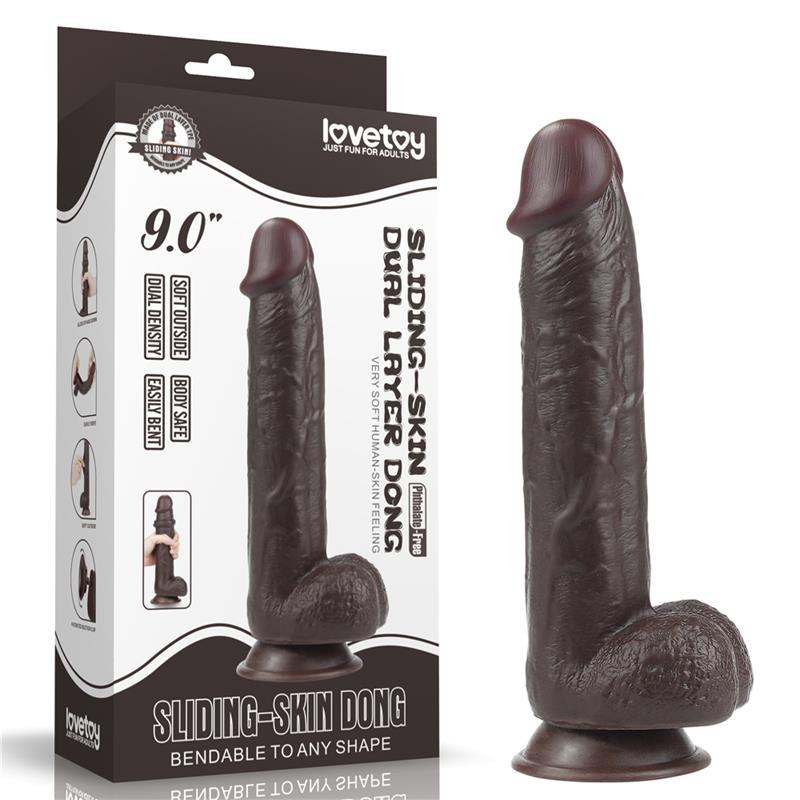 Dildo Sliding 9 Negro