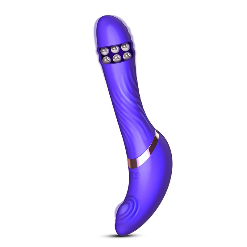 Rayden Vibrador con Pulsacion y Bolas Internas Desmontable Dos Posiciones