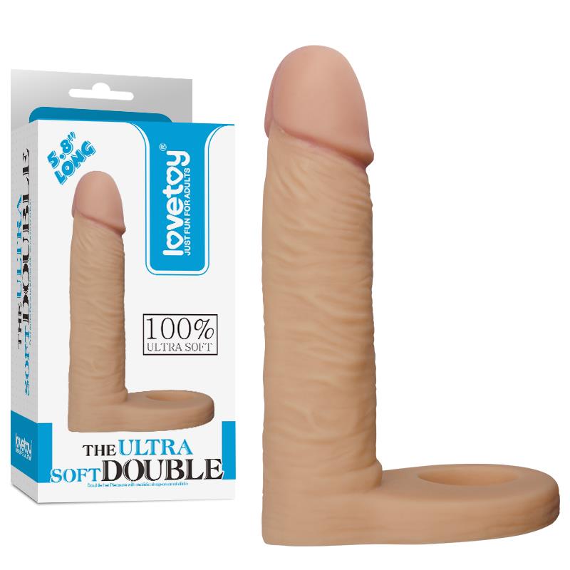 Dildo The Ultra Soft Double 58 Natural