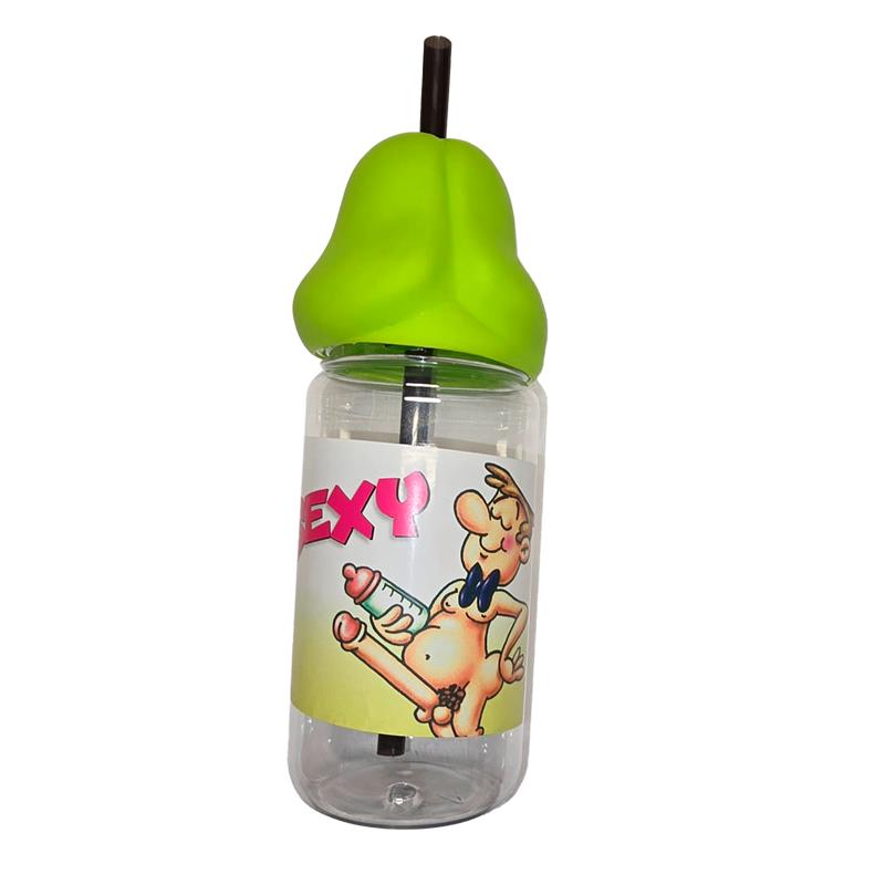 Biberon en Forma de Pene Color Verde 360 cl