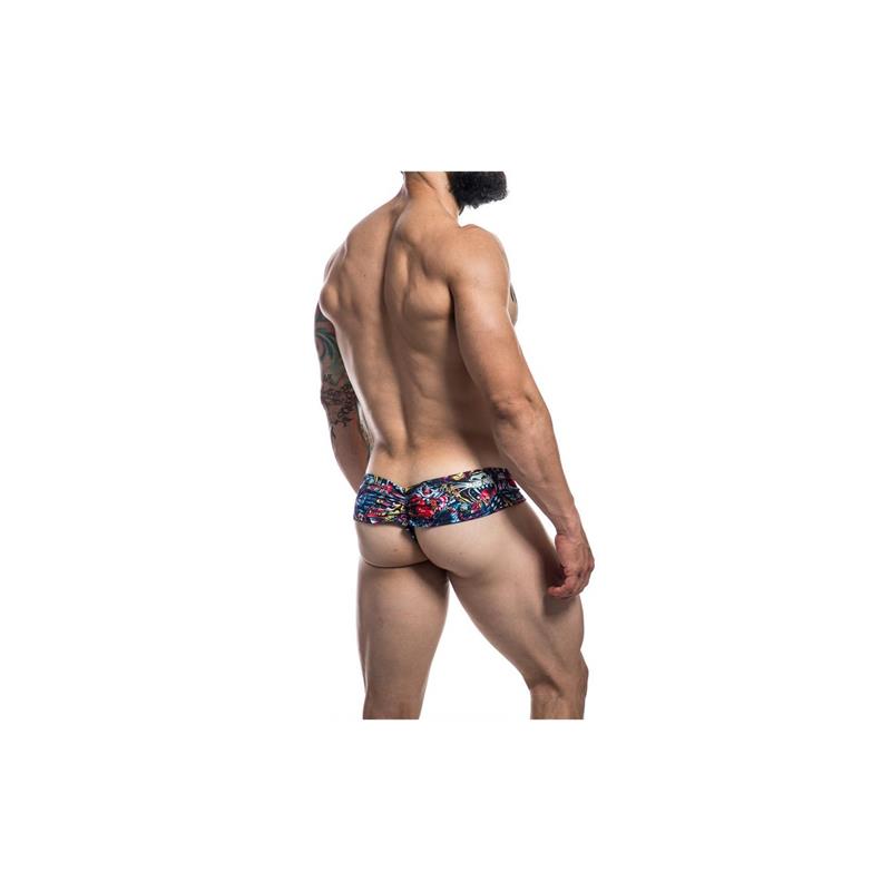 Calzoncillo Alto High Cut Cheeky Brief Tattoo Talla XL