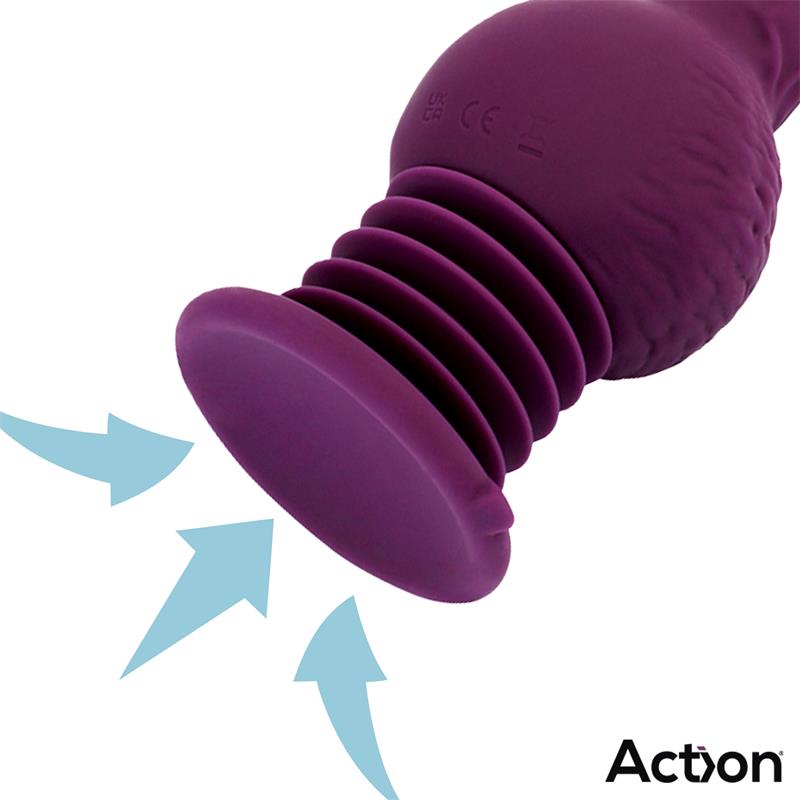 Booster Vibrador con Thrusting Ultra Jet Thruster con Potente Ventosa