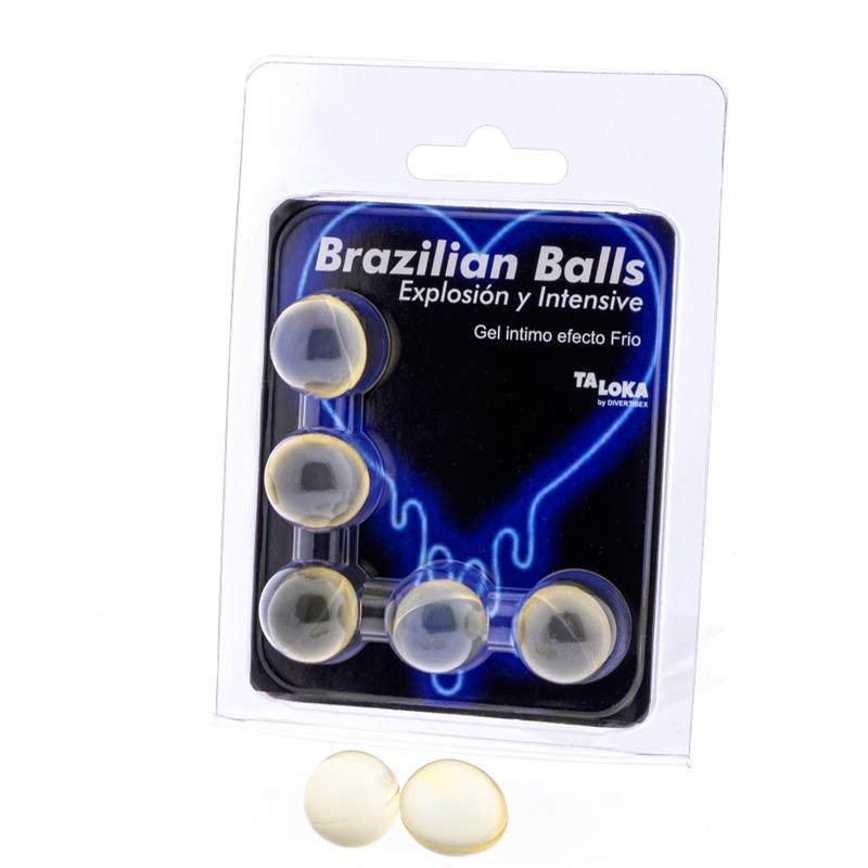 Set 5 Brazilian Balls Excitante Efecto Vibrante Frio